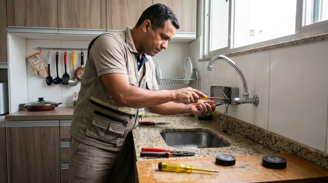 Instalação em Cozinha ou Área Gourmet em Passo Fundo‑RS