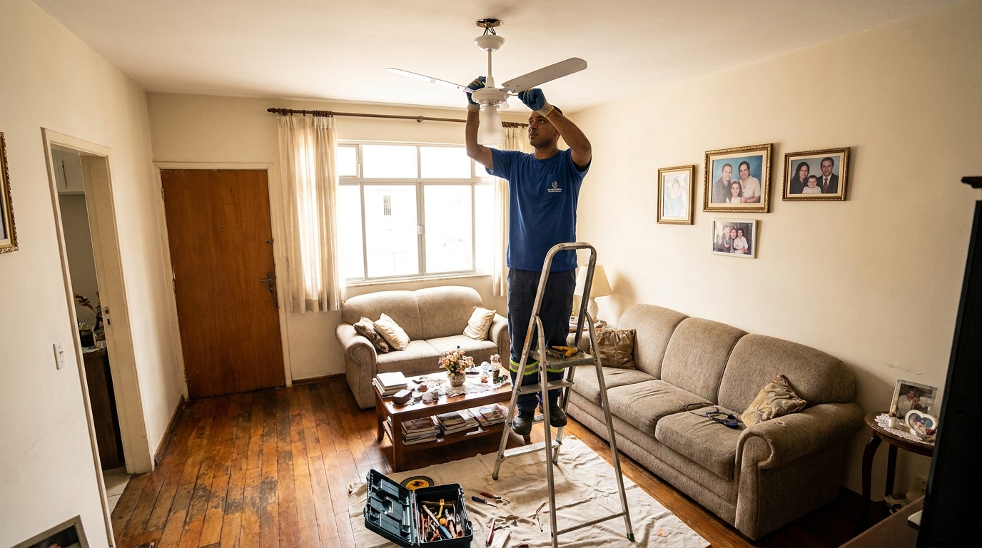 Substituição de Ventilador em Passo Fundo‑RS